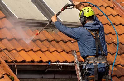 Démoussage et hydrofuge de toiture à Fresnay